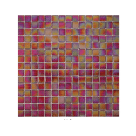 โมเสค TIMELESS TILES รุ่น POP HOLOGRAM 32.7 X 32.7 ซม. สีแดง ผิวเงา_0